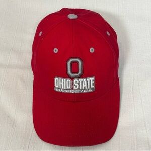 Ohio State Buckeyes NCAA Authorized Adjustable Baseball Hat-Coliseum Red